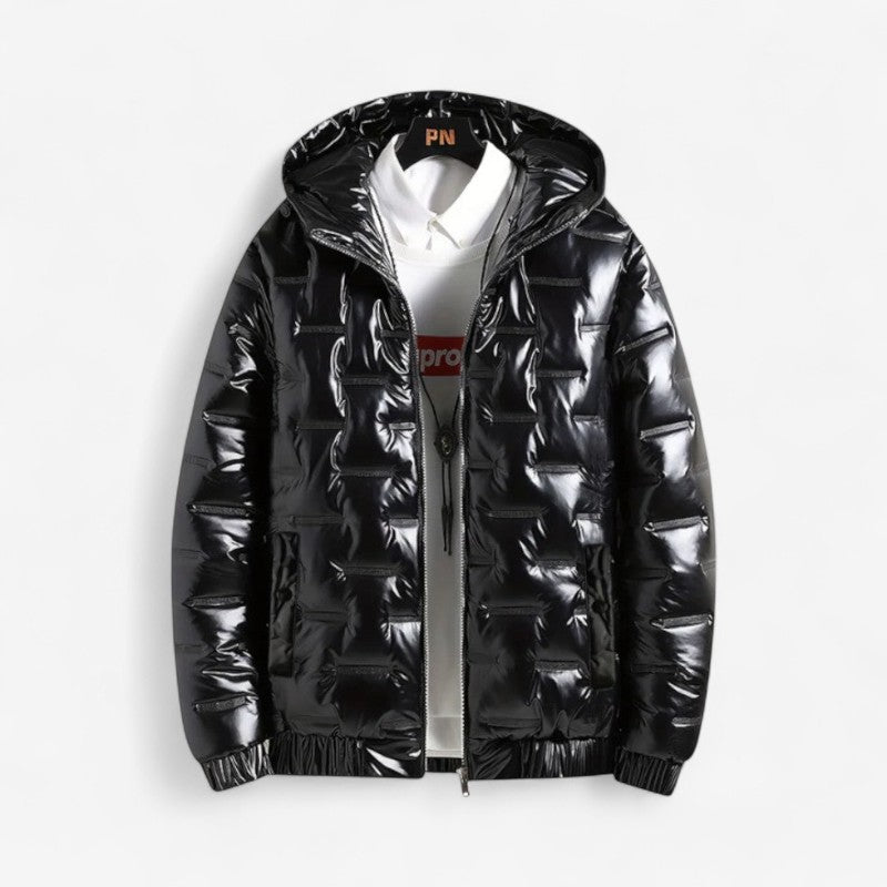 Henry – Vattert Jakke med Hette og Glidelås