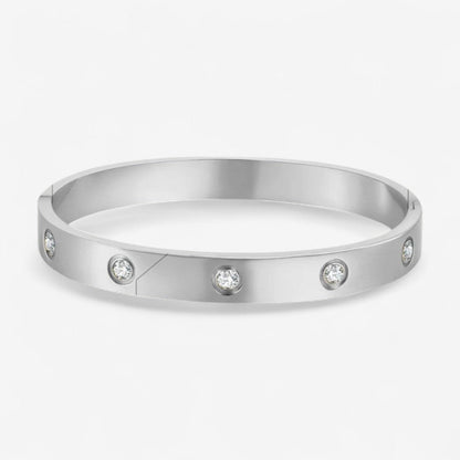 Ragnhild – Bangle Armbånd med Funklende Detaljer