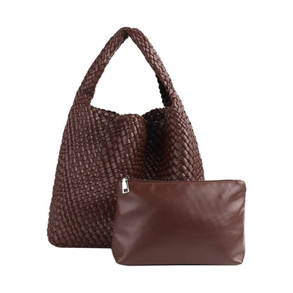 Laura - Stilig håndvevd skulderveske med romslig design