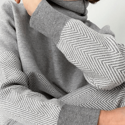 Nova - Todelt sett med rullekrage og bukser med vide ben