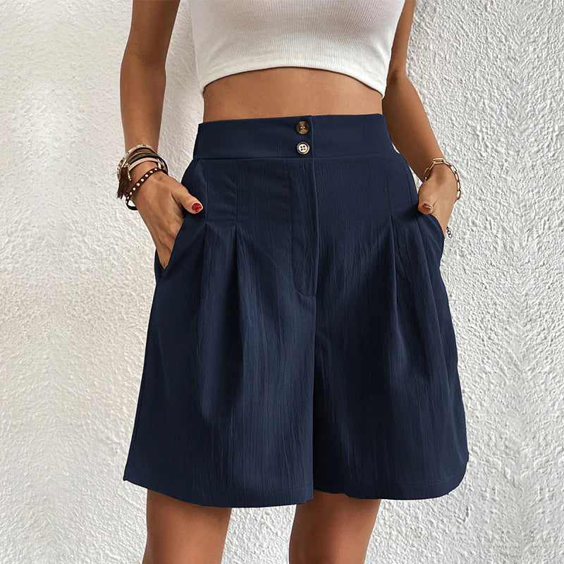 Christina - Elegant og komfortabel shortsen med funksjonell stil og avslappet passform