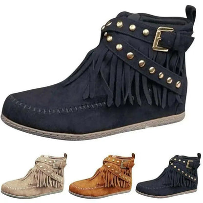 Avery – Behagelige Mellomleggstøvler med Stilig Ankelstropp