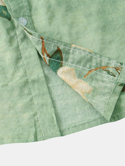 Ashwin - Elegant knappskjorte med blomstermønster