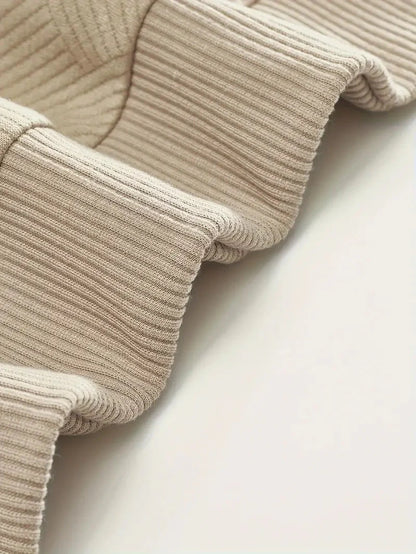 Magnus - Kvart glidelås Genser med strukturert stoff og lange ermer