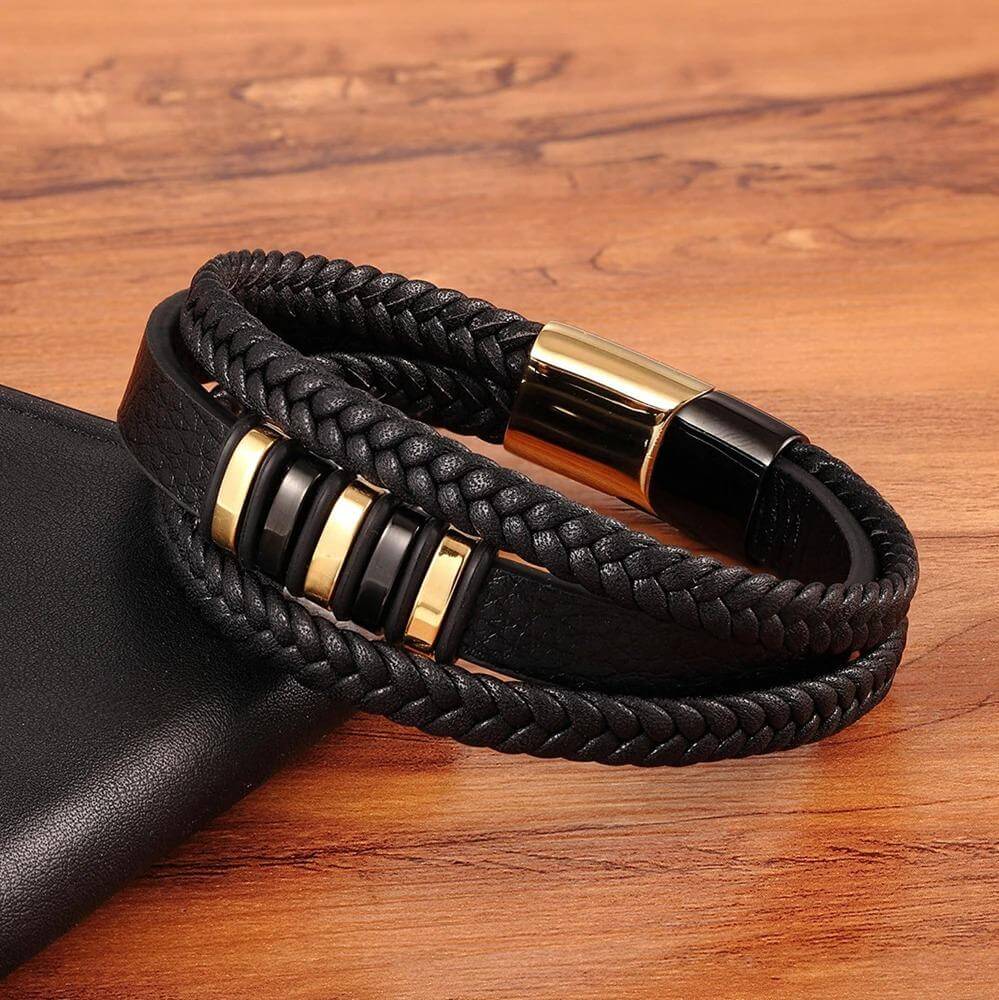 Bruce – Moderne armbånd med dristig dobbeltstrengsdesign for et rent raffinert utseende
