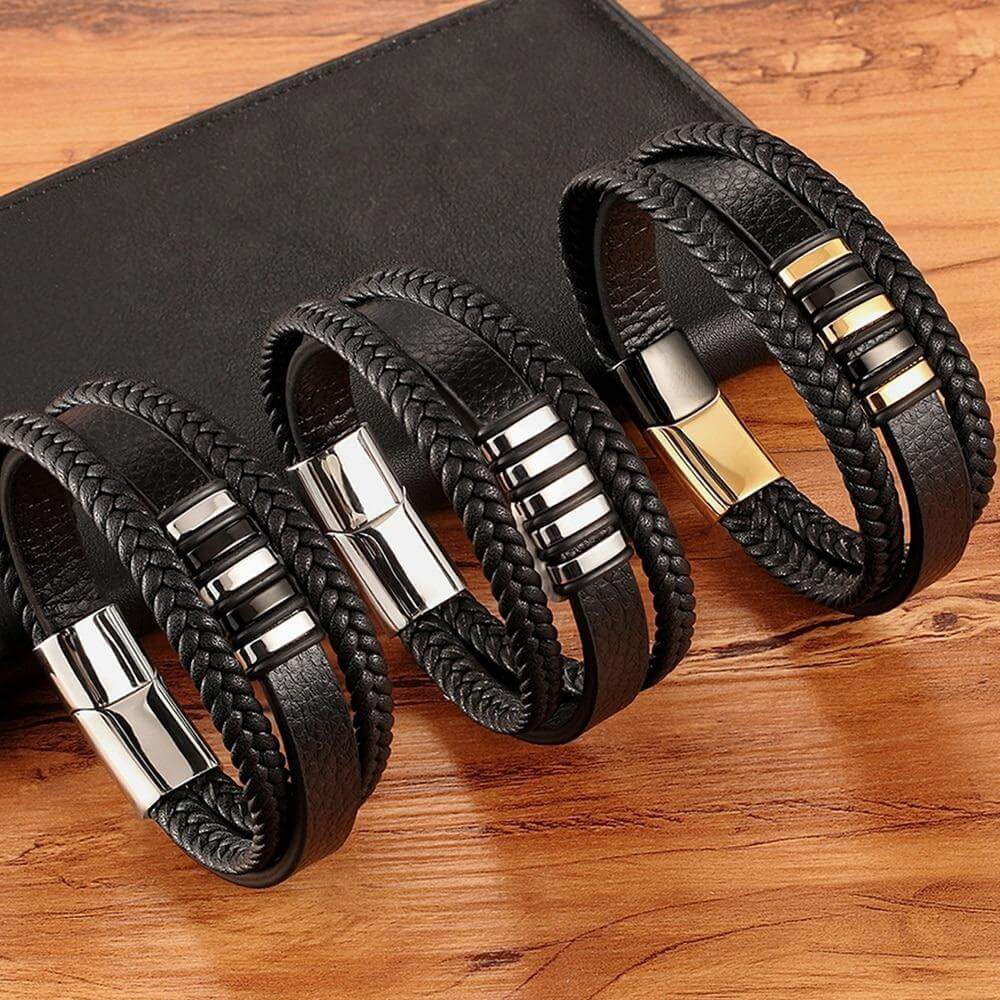Bruce – Moderne armbånd med dristig dobbeltstrengsdesign for et rent raffinert utseende