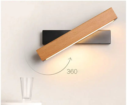 LumaLight - 360° roterbar LED-vegglampe med justerbar fargetemperatur