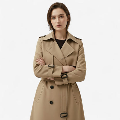 Maaike – Trenchcoat med belte i midjen