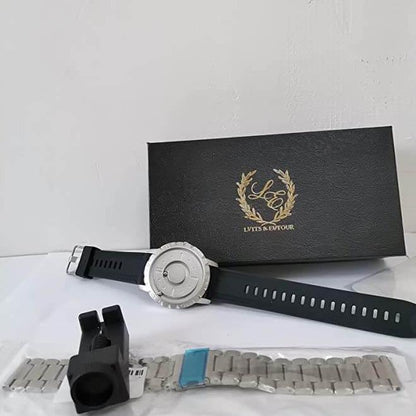 Thomas - Kuleklokke med nyskapende berøringstidsfortelling og sleek design