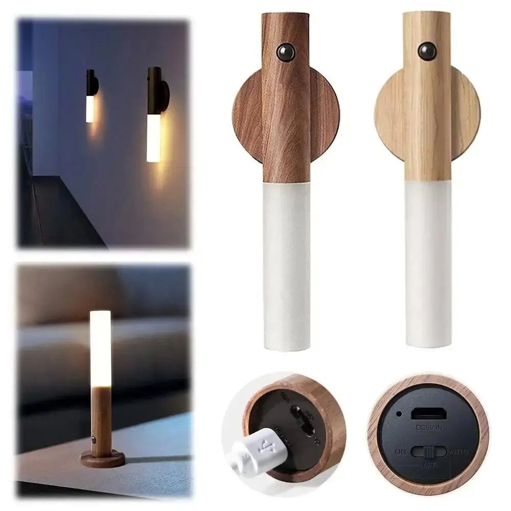 LunaGlow - LED-bevegelsessensor nattlys med enkel installasjon