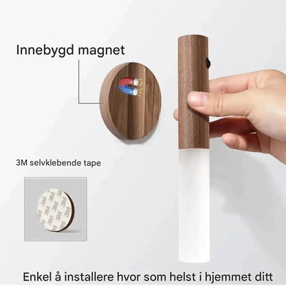 LunaGlow - LED-bevegelsessensor nattlys med enkel installasjon