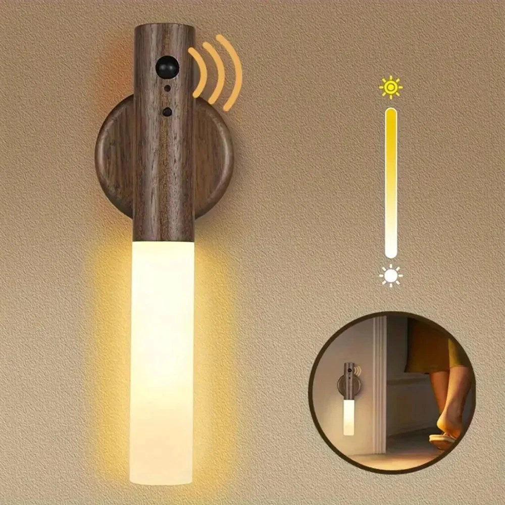 LunaGlow - LED-bevegelsessensor nattlys med enkel installasjon