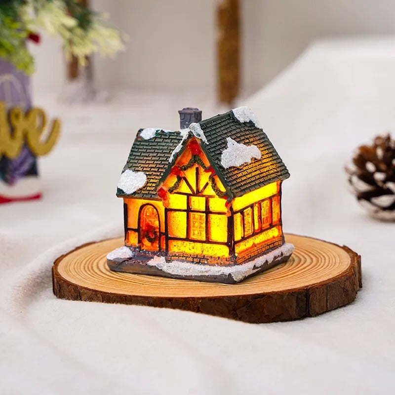 WinterGlow - 6-delt LED-lysende juleby-sett