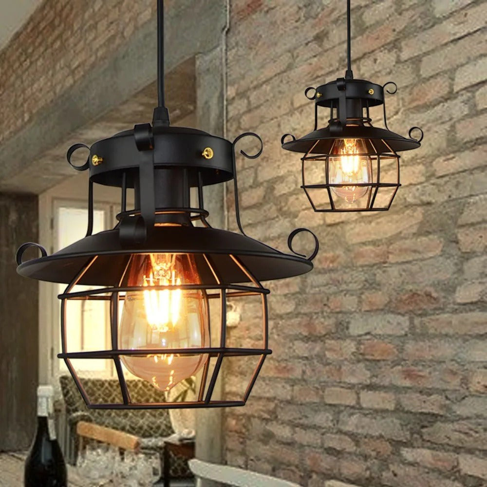 DecoLight – Retro Hengende Taklampe med Enkel Montering