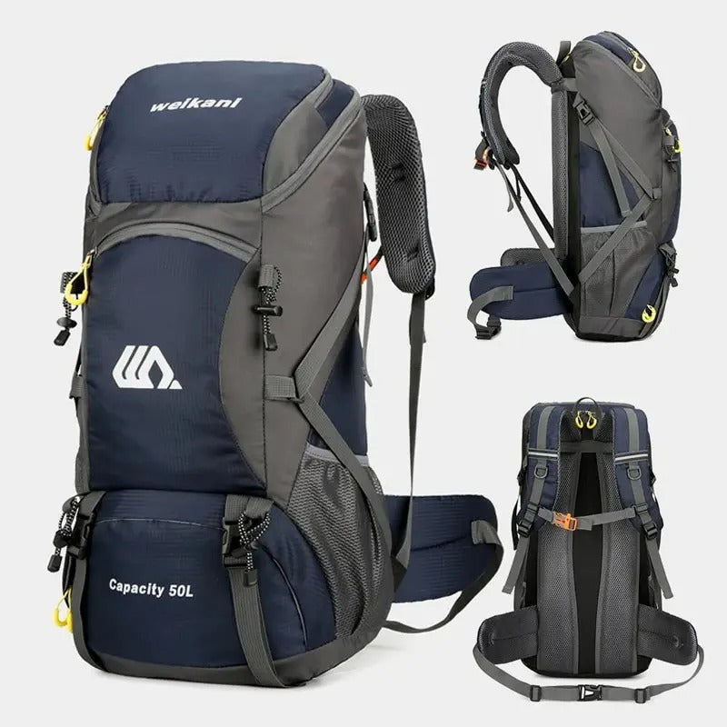TrekMaster - 50L vanntett trekkingryggsekk for utendørs eventyr