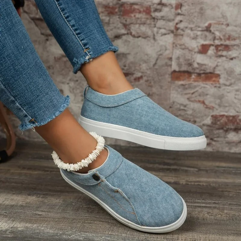 Aurelia - Uformelle slip-on-sko med fleksibel såle