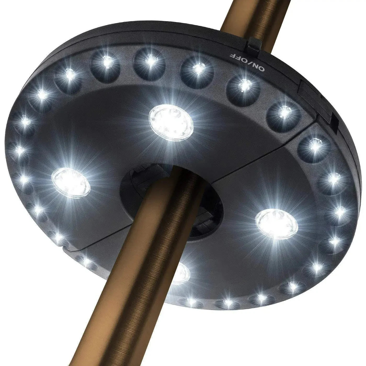 LumoLight - 28 LED-paraplybelysning for uteplass for perfekt utendørsstemning