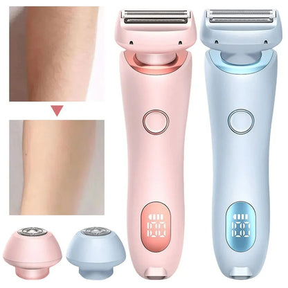 SmoothGlow - 2-i-1 epilator og barbermaskin for silkemyk og behagelig glatt hud
