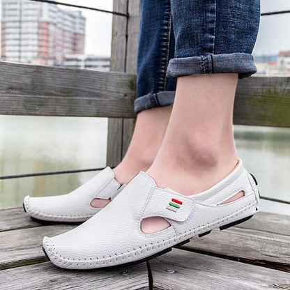 Oliver - Pustende slip-on flate sko for avslappet stil