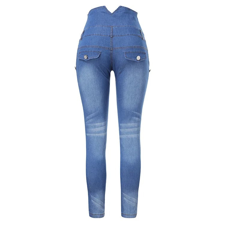 Sophie - Denimbukse med høy midje og smigrende smal passform