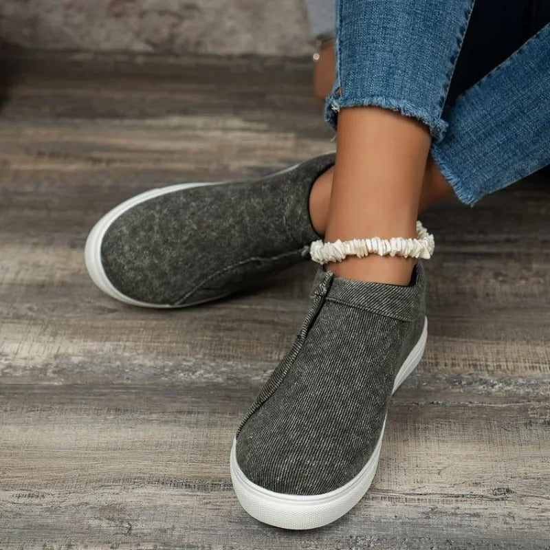 Aurelia - Uformelle slip-on-sko med fleksibel såle