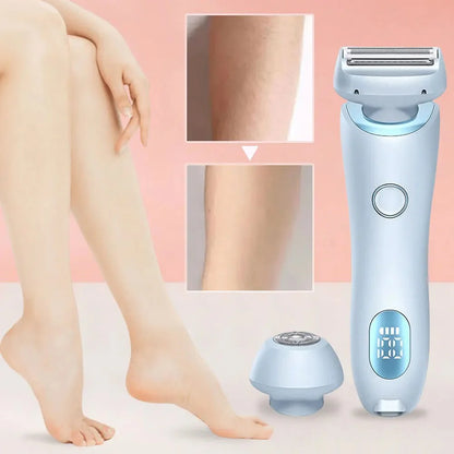 SmoothGlow - 2-i-1 epilator og barbermaskin for silkemyk og behagelig glatt hud