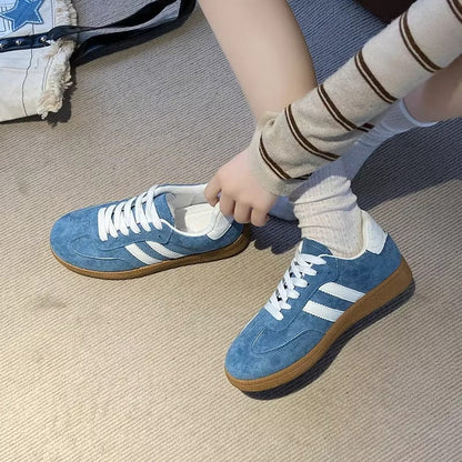 Lynora – Runde Tå Snøresko