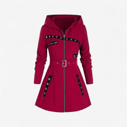 Valencia – Langermet Hettejakke med Glidelås og Lommer