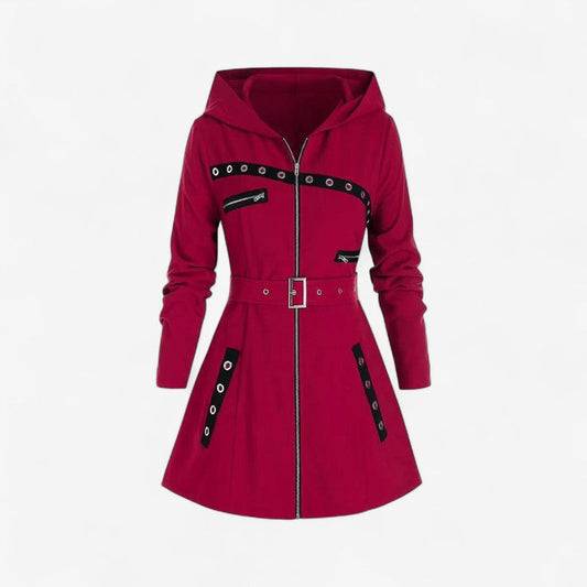 Valencia – Langermet Hettejakke med Glidelås og Lommer