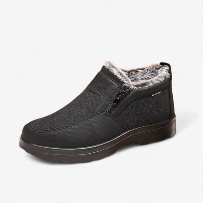 Lars – Sklisikker Støvel med Sidet Glidelås og Rund Tå