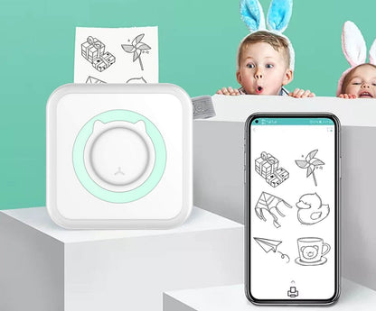 PrintEase - trådløs mini-termisk skriver for etiketter, bilder og mye mer