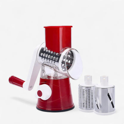 VeggieSpin – Multifunksjonell Hånddrevet Grønnsaksskiver