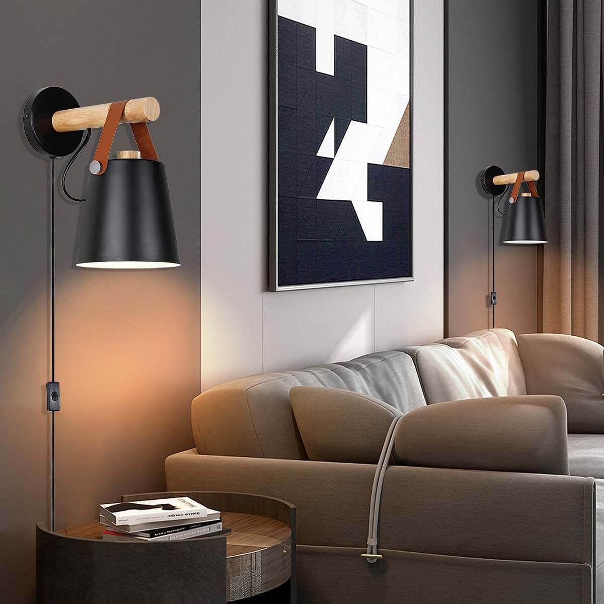 LumaGlow - Moderne Hengevegglampe med Dimmefunksjon