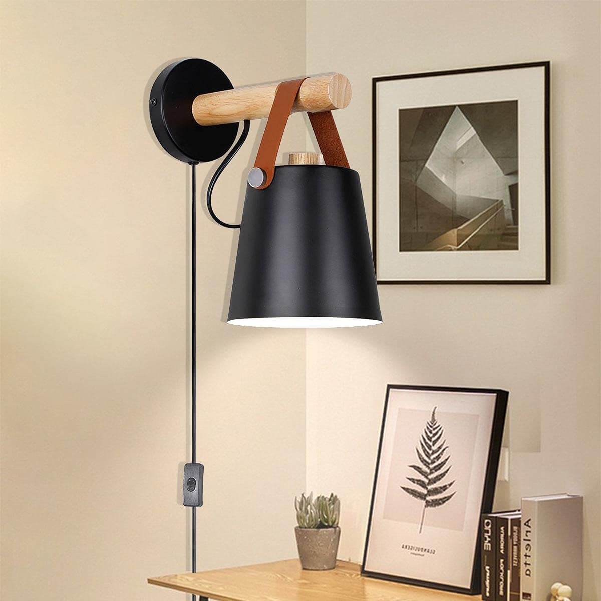 LumaGlow - Moderne Hengevegglampe med Dimmefunksjon