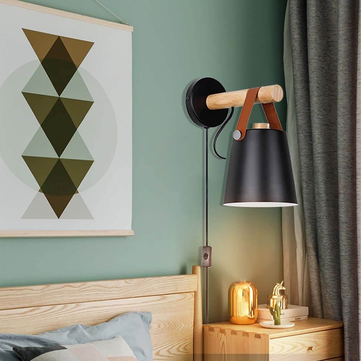 LumaGlow - Moderne Hengevegglampe med Dimmefunksjon