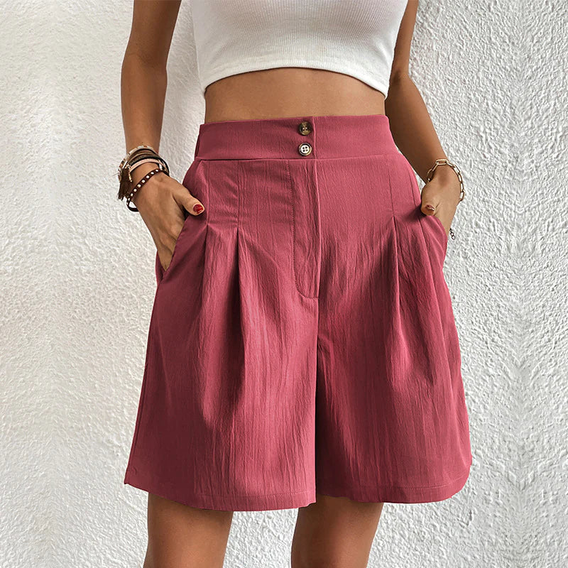 Christina - Elegant og komfortabel shortsen med funksjonell stil og avslappet passform