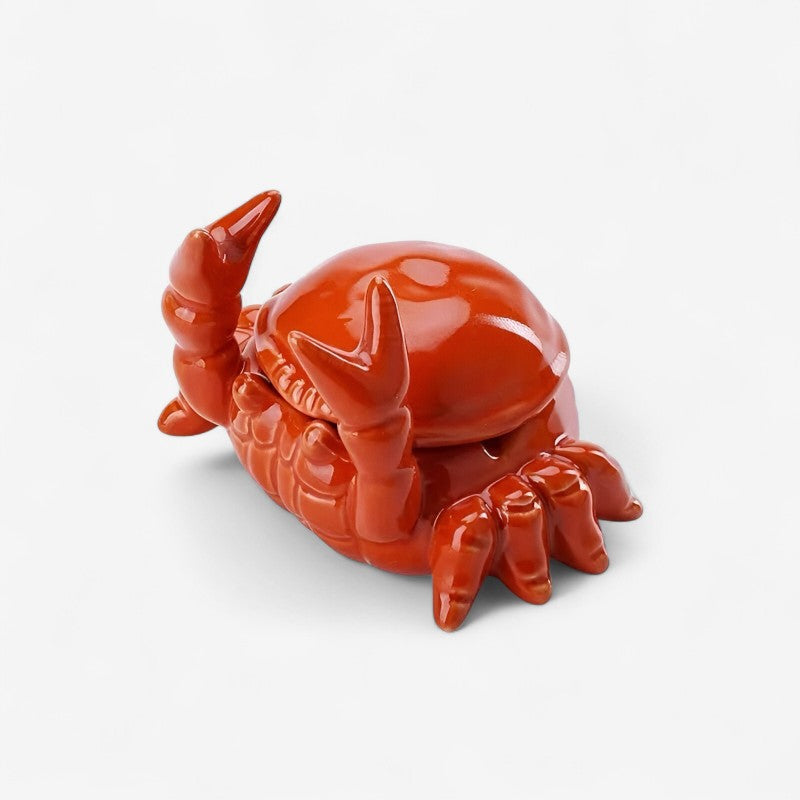 HomeVerve – Keramikkbeholder med Lokket og Krabbeform