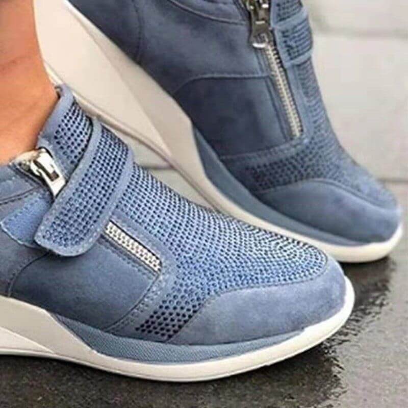 CloudStep - Joggesko med glidelås på siden og fleksibel såle