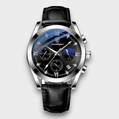 John - Sofistikert sveitsisk kvartsklokke med slitesterk design