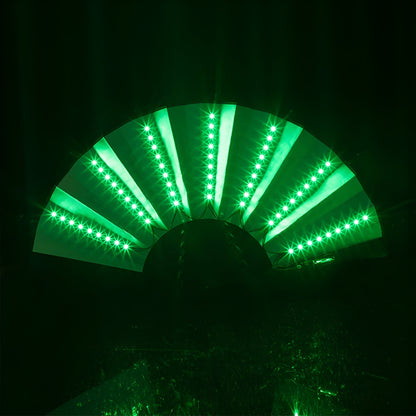 GlowFan - Sammenleggbart LED-viftelys for festivaler og fester