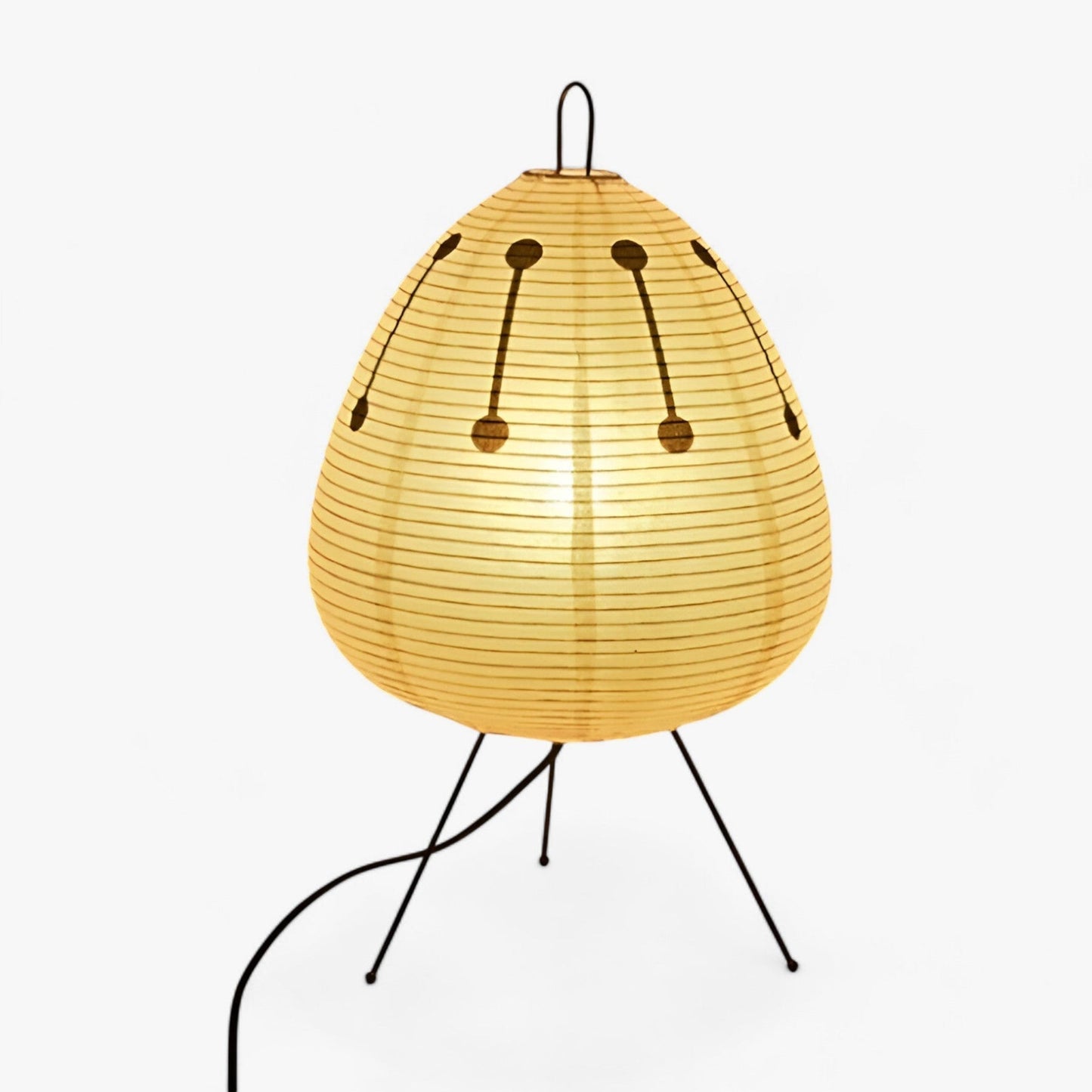SageGlow - Rolig bordlampe med rispapirtekstur for rolige rom