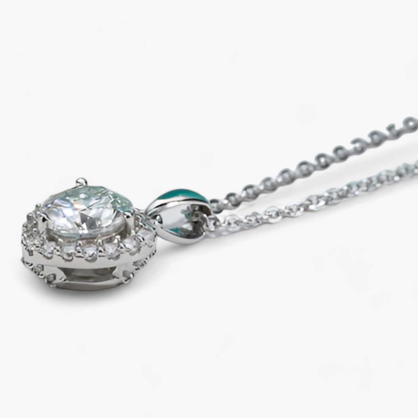 PureGlow - Luksus Moissanite Heart Shine halskjede