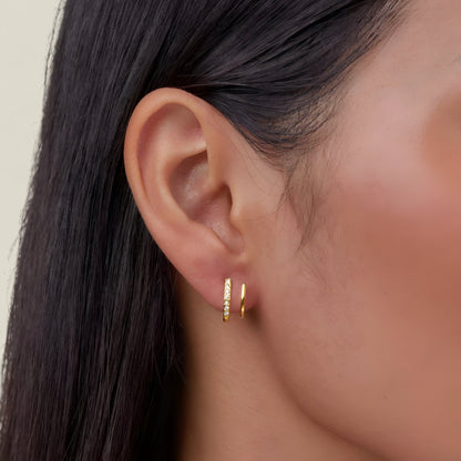 Alma - Sofistikerte krystallmansjetter med 18 karat gull og glitrende glans