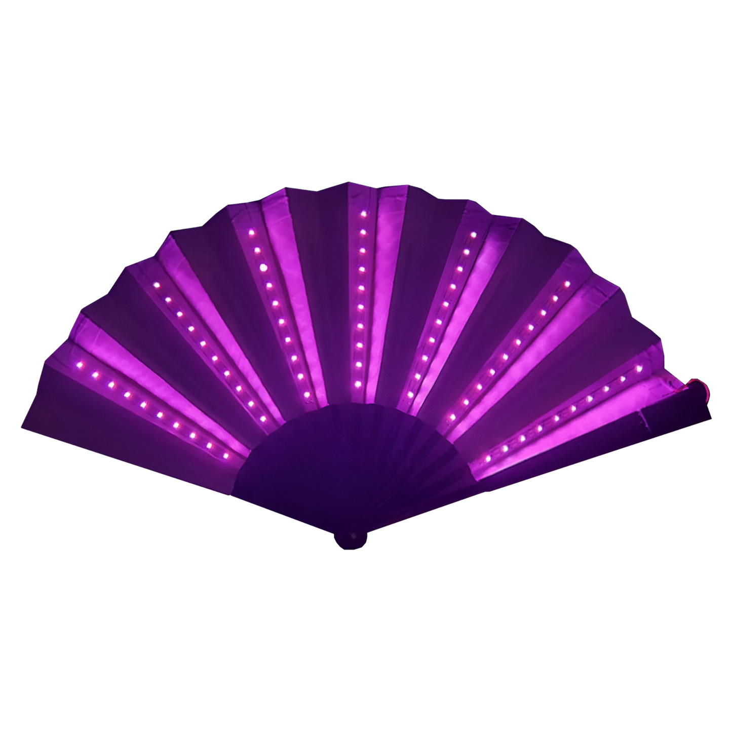 GlowFan - Sammenleggbart LED-viftelys for festivaler og fester