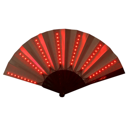 GlowFan - Sammenleggbart LED-viftelys for festivaler og fester