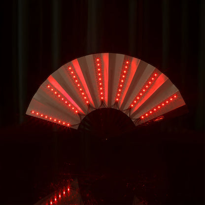 GlowFan - Sammenleggbart LED-viftelys for festivaler og fester
