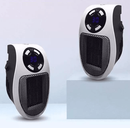 HeatEase - Bærbar Elektrisk Varmeovn med Justerbar Digitalt Termostat