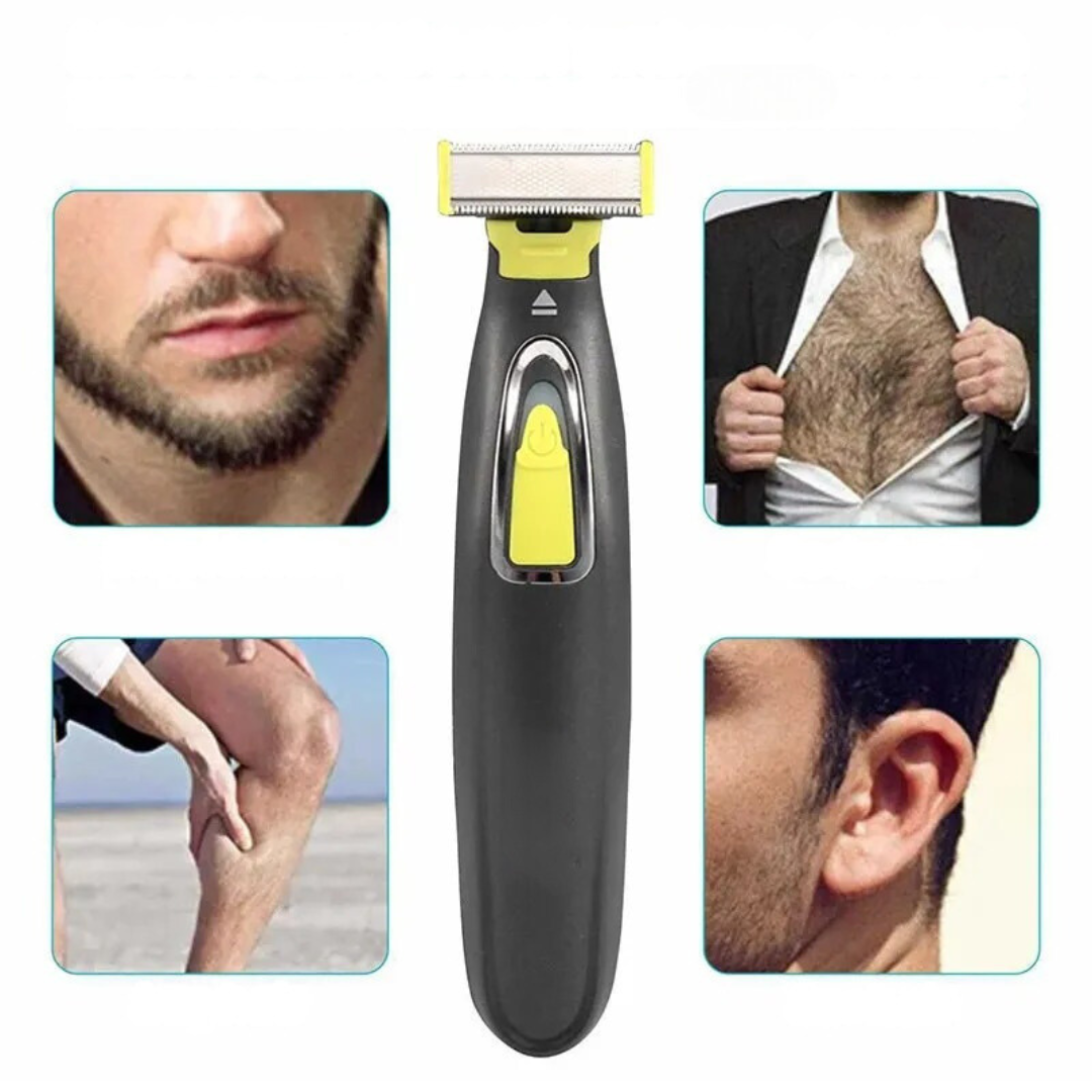 SmoothTrim - Bærbar elektrisk barbermaskin for hele kroppen med T-formet blad