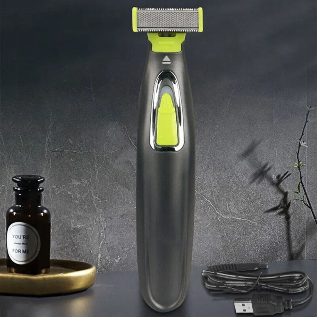 SmoothTrim - Bærbar elektrisk barbermaskin for hele kroppen med T-formet blad