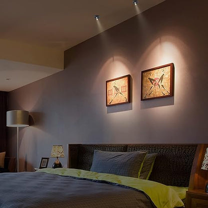 VivaBeam - LED-projektorlampe med flere retninger med fjernkontroll